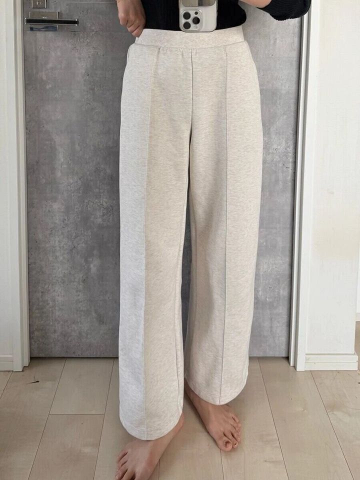 2026春ユニクロスウェットストレートパンツ／30 NATURAL