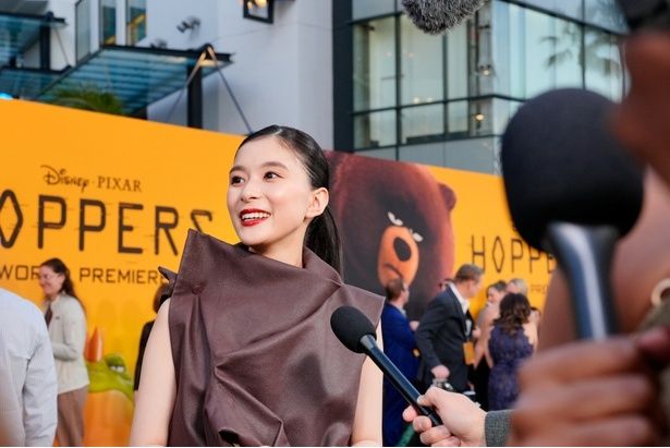 夢の舞台に、感極まる芳根京子 [c]2026 Disney/Pixar. All Rights Reserved.