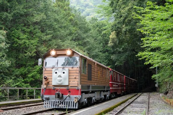 山あいを走るきかんしゃトビー号