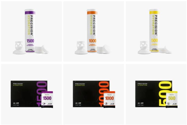 電解質タブレットとパウダーのラインアップ