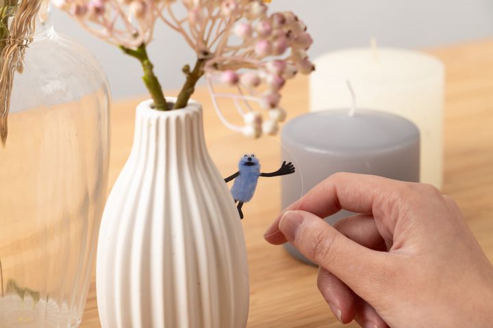 「えびと蒸し帆立のバジルマヨチーズ炙り／サーモンアボカド」コラボ限定クリアピック02