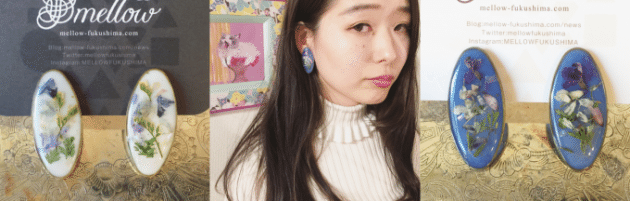 mellowfukushima ダサく ピアス noa