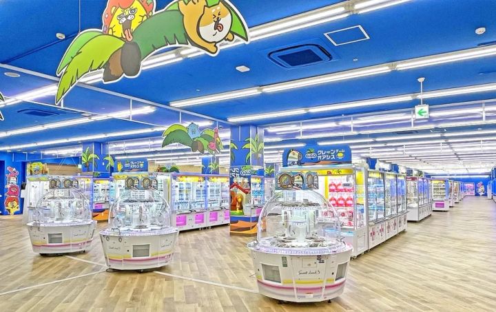 GiGOクレーンゲームオアシス イオンモール桑名の店内全景