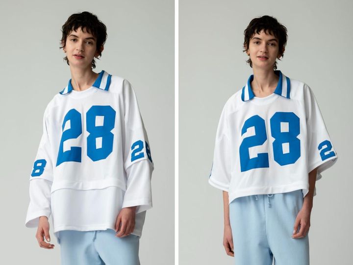 画像: 「サーカ メイク セパレート スリーブ & ヘム ジャージートップ」￥31,900 出典：RHC ロンハーマン