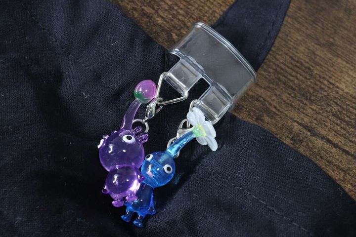 ダイソーのキーホルダーステーション（クリア）使用例1