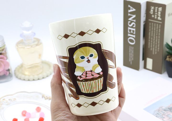 宝島社ムック付録のmofusand（モフサンド）真空断熱カフェタンブラー スイーツにゃんver.2