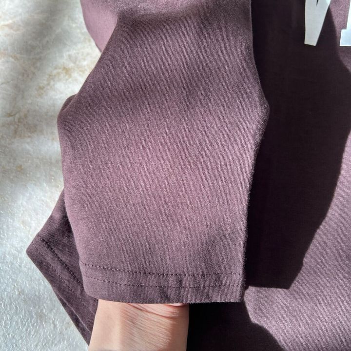 cocaビッグロゴロングTシャツ 素材感