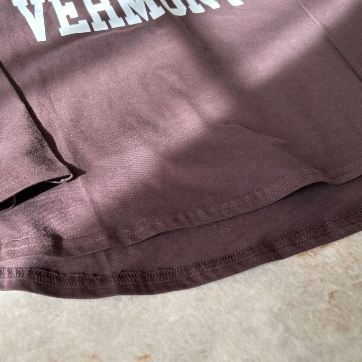 cocaビッグロゴロングTシャツ ヘムライン