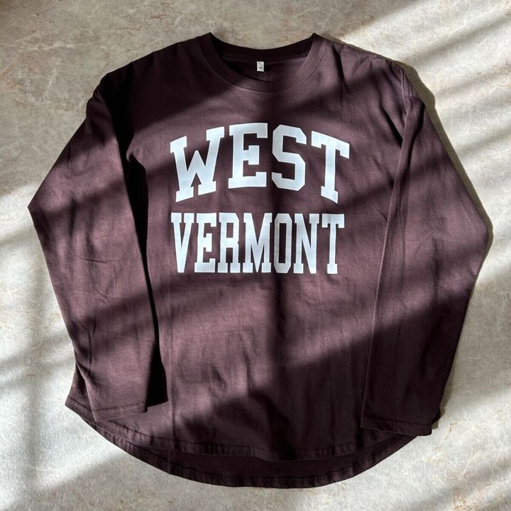 cocaビッグロゴロングTシャツ ブラウン