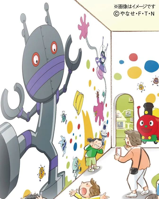 ベビーエリアとえほんコーナーの世界観イメージ