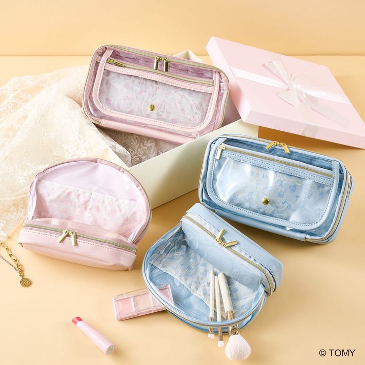 横長ポーチ（写真上）/シェルポーチ（写真下）