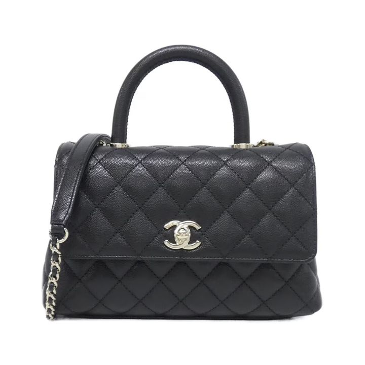 シャネルの黒のココハンドル