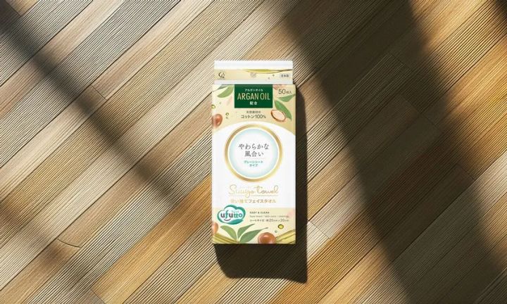 ufutto スウヨタオルアルガンオイル50枚のパッケージ