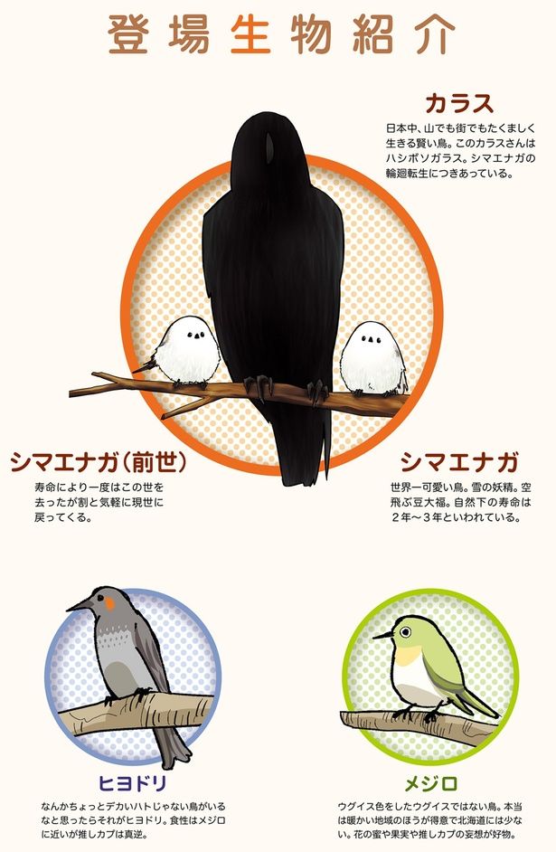 登場生物紹介 （C）青春／KADOKAWA