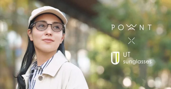 POWANT×UT sunglassesのコラボモデルイメージ