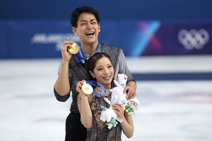 フィギュアスケートの三浦璃来・木原龍一ペア（C）Getty Images