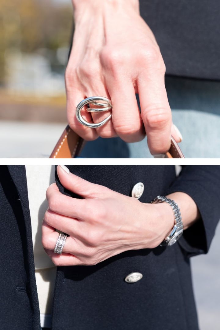 50代６日間コーデ_デニム編「DAY1」_ホワイトゴールドアイテム