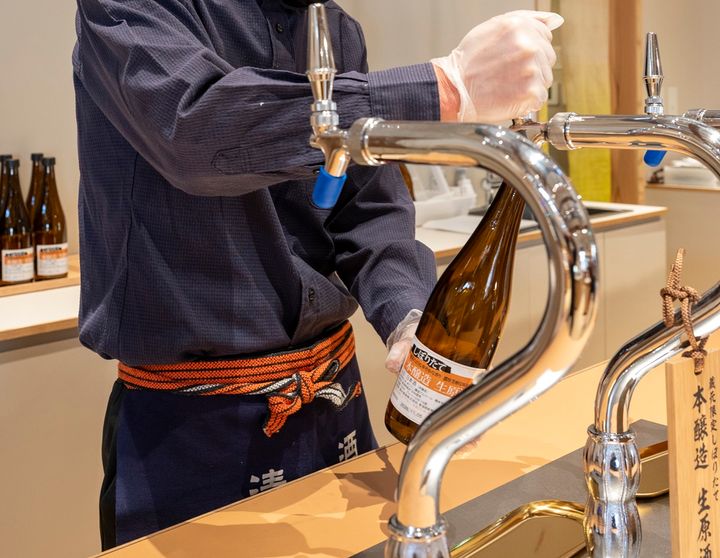 搾りたての生原酒はおみやげにぴったり