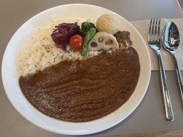 満足感があるがサラッと食べられる「果実とスパイス香るカレー」(1280円)