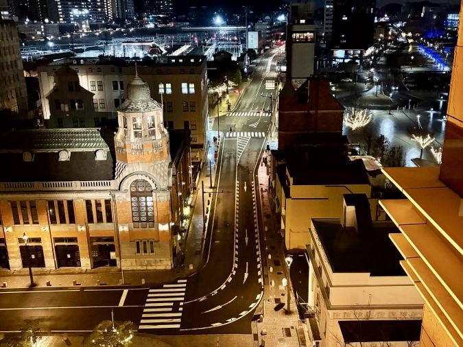 プレミアホテル門司港からの夜景