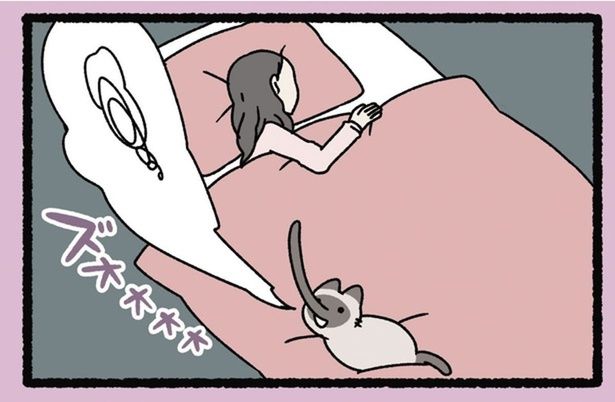 夢を食べる「ばく」のおかげ？ 飼い主が毎日快眠できているワケ （C）ぱんだにあ／竹書房