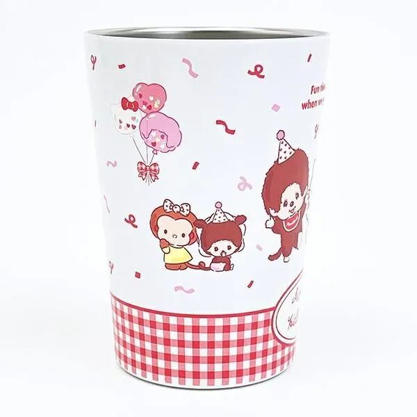 モンチッチとハローキティの2WAY真空二重タンブラー(M)