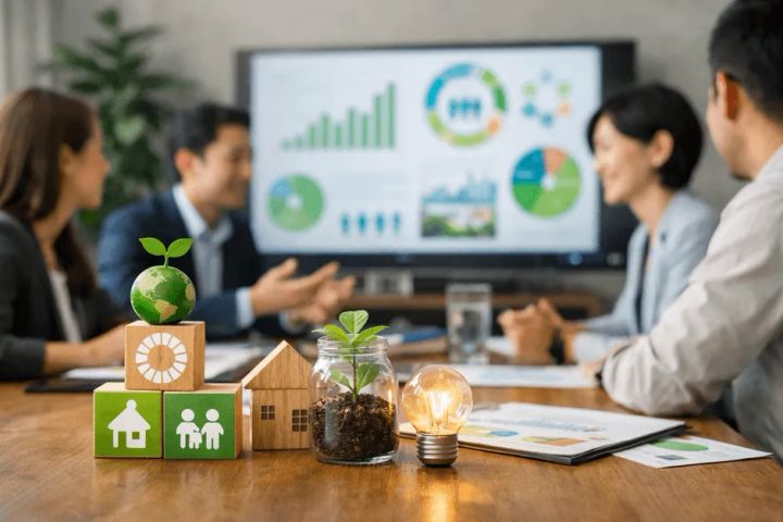 スパイアソリューションのWell-being＆SDGs実践視点に関する告知ビジュアル