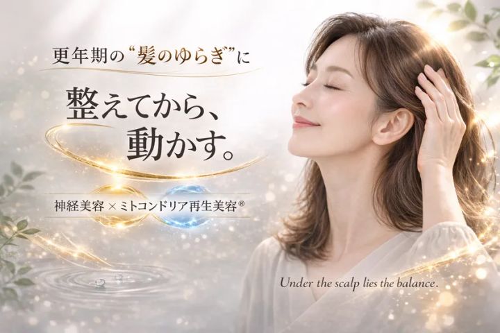 Hallbar 学芸大学店で提供される艶髪スカルプのイメージ