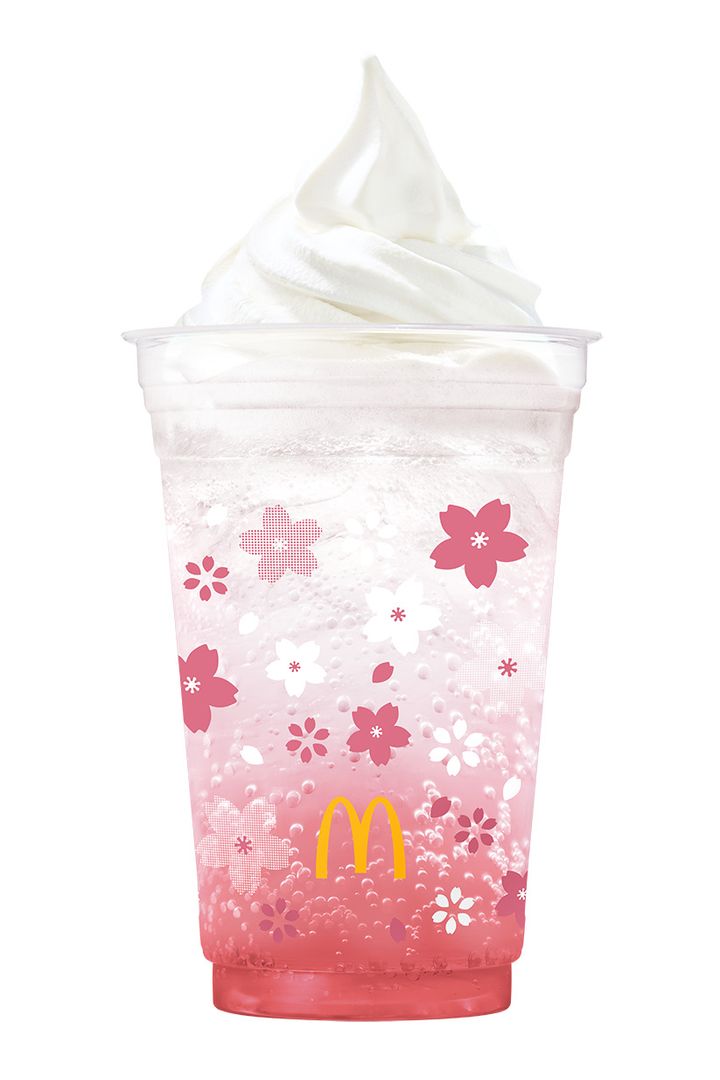 マックフロート とちおとめ白桃