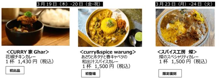 上方うまいもんめぐりのスパイスカレー特集ビジュアル
