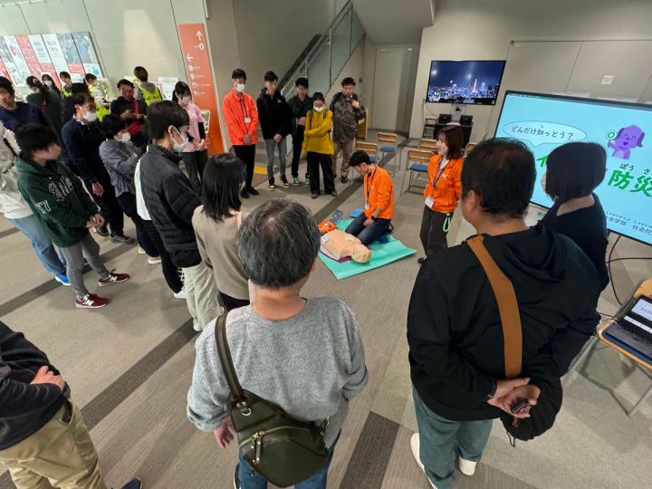 大学生と一緒に学ぼう！地震へのそなえ 開催イメージ