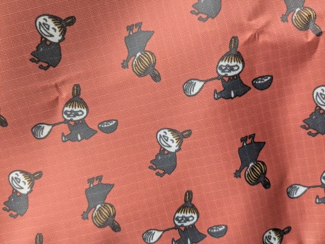 衣類圧縮ケース リトルミイ柄 生地アップ