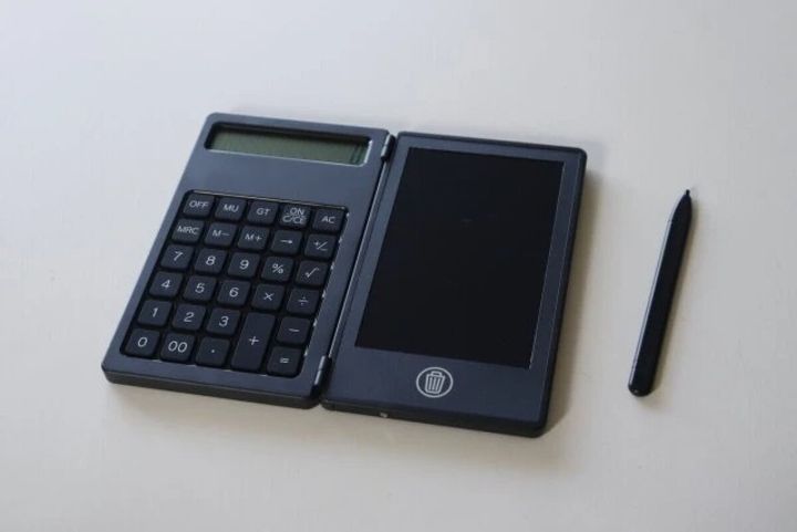 ダイソー ELECTRONIC MEMO PAD＋ CALCULATOR 12DIGITS 電卓 メモパッド