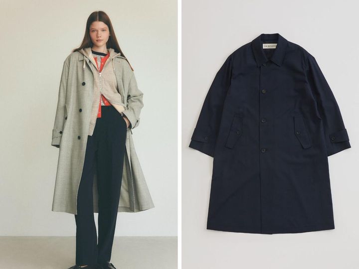 画像: 「TROPICAL WOOL COAT」各￥75,900 出典：シンゾーン