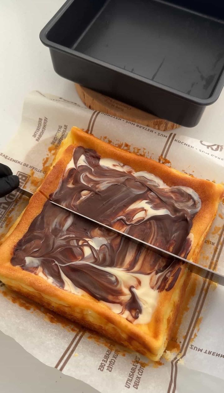 パリッチョコチーズケーキ