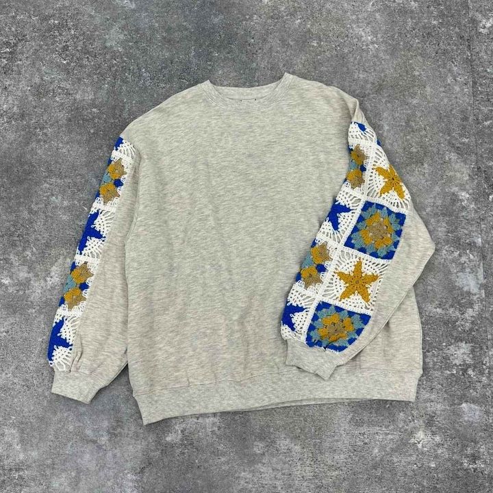 画像: クロシェコンビ プルオーバー（オートミール）￥6,600 出典：ニコアンド