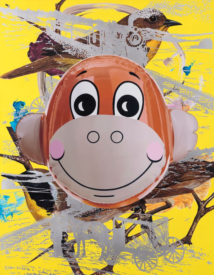 Jeff Koons, Monkey Train (Birds) (2007). Photo_ © Jeff Koons. Courtesy of the artist and Fondation Louis Vuitton, Paris
