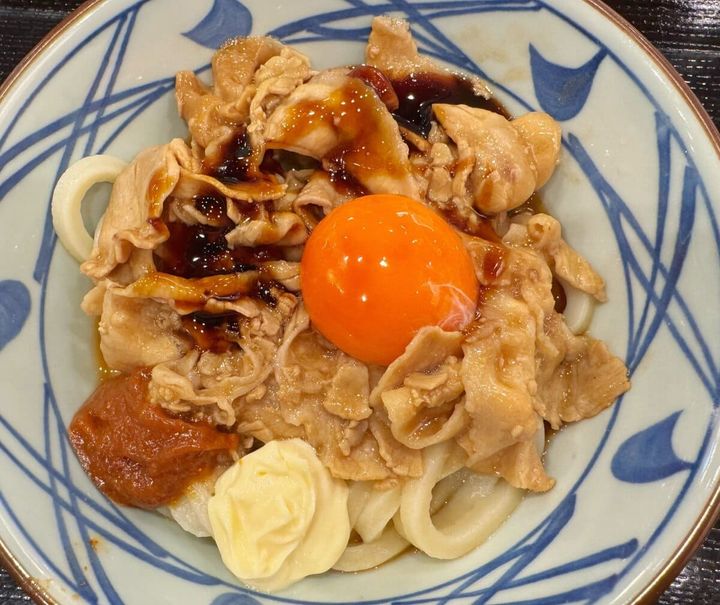 こく旨 豚玉ぶっかけうどん