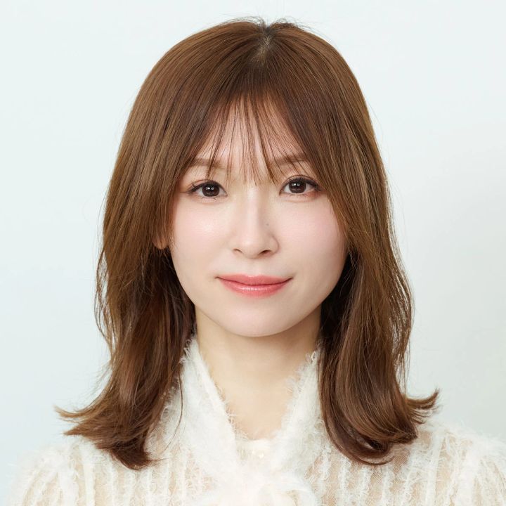 前髪割れ 直し方 ドライヤー After