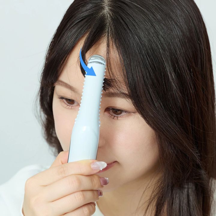 前髪割れ 直し方 refa リファ ミニアイロン ミニコテ サイドに流す