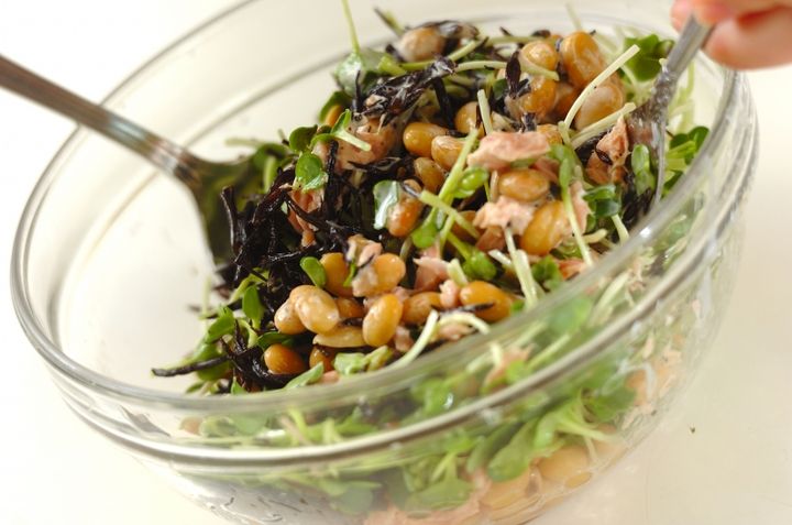 大豆とツナのミックスサラダの作り方1