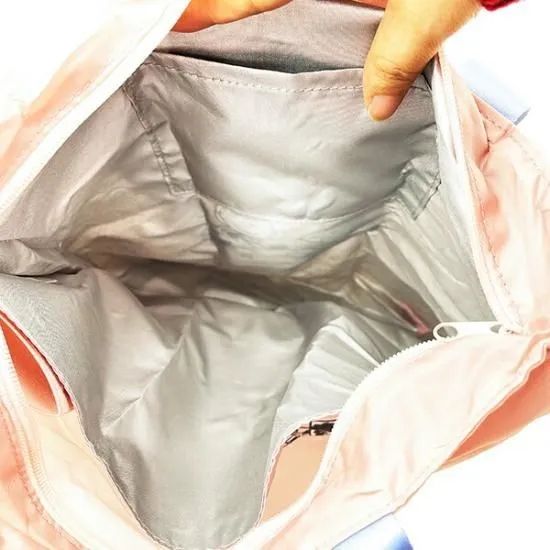 保冷内装を備えたスヌーピーエコバッグの内部仕様