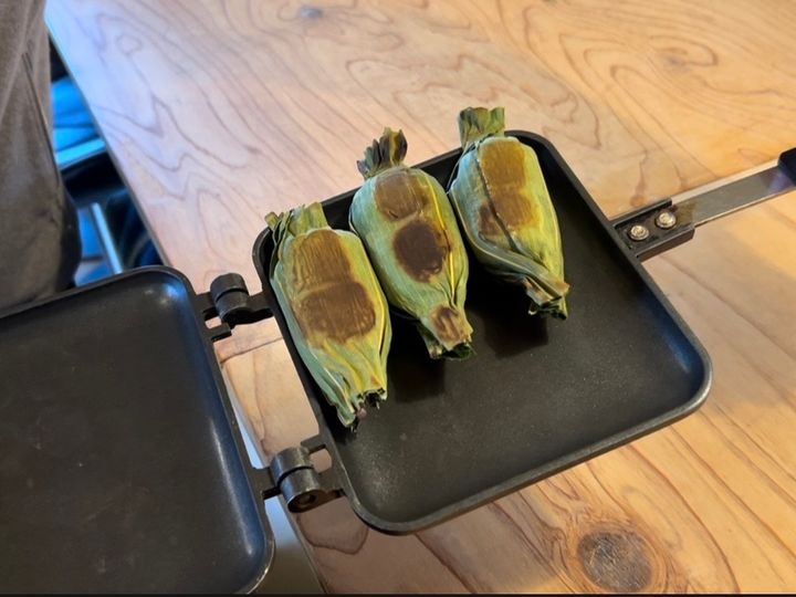 蒲生の棚田（十日町）「かんじきウォーク」体験笹団子とくろもじ茶でティータイム