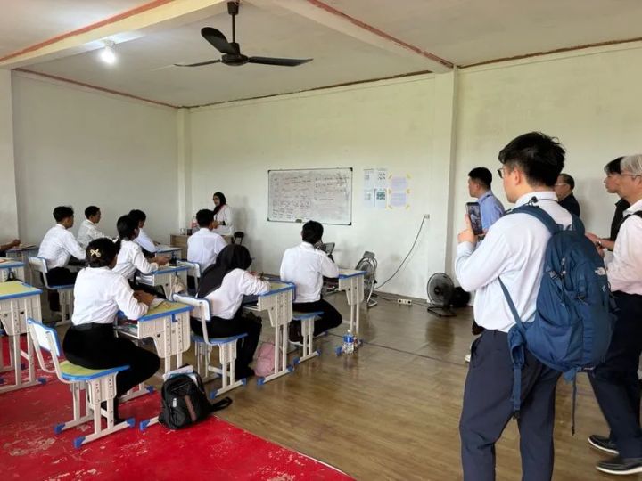 日本語授業の実施風景