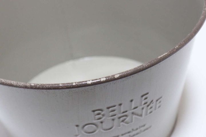 ダイソーのフレンチ風アイアンポット（浅型）の塗装