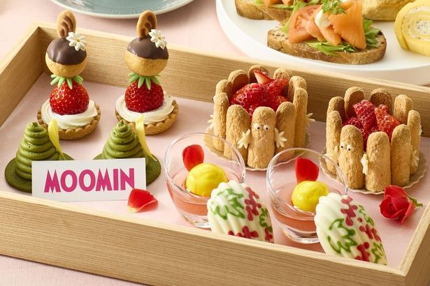 木箱に入ったスイーツ5種類※写真は2人分