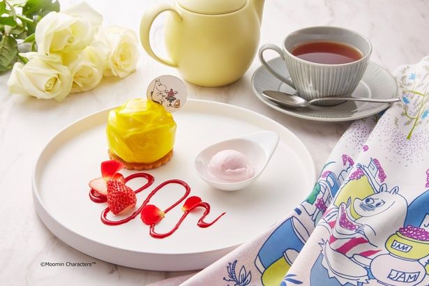 「ムーミン コラボレーション ケーキセット」(コーヒー・紅茶付1800円) 