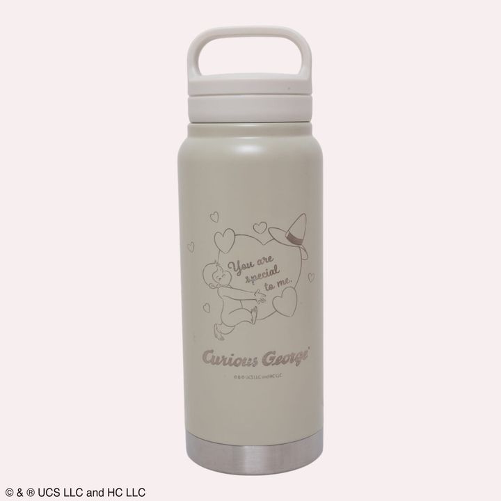 スクリューハンドル付マグボトル 500ml（おさるのジョージ 85周年）