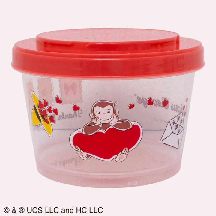 ジョイント式薄肉保存容器3Pセット（おさるのジョージ 85周年）01