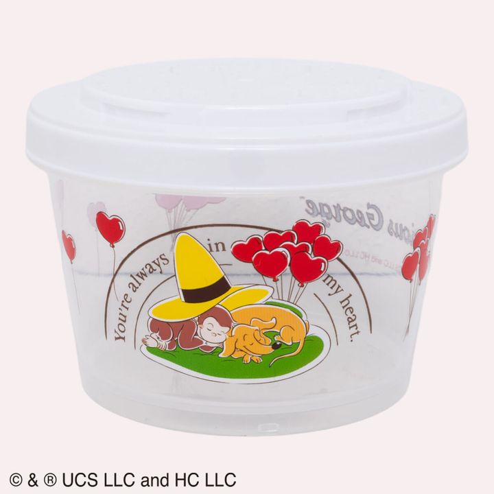 ジョイント式薄肉保存容器3Pセット（おさるのジョージ 85周年）02